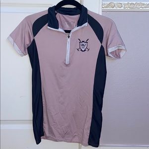 Pink riding shirt